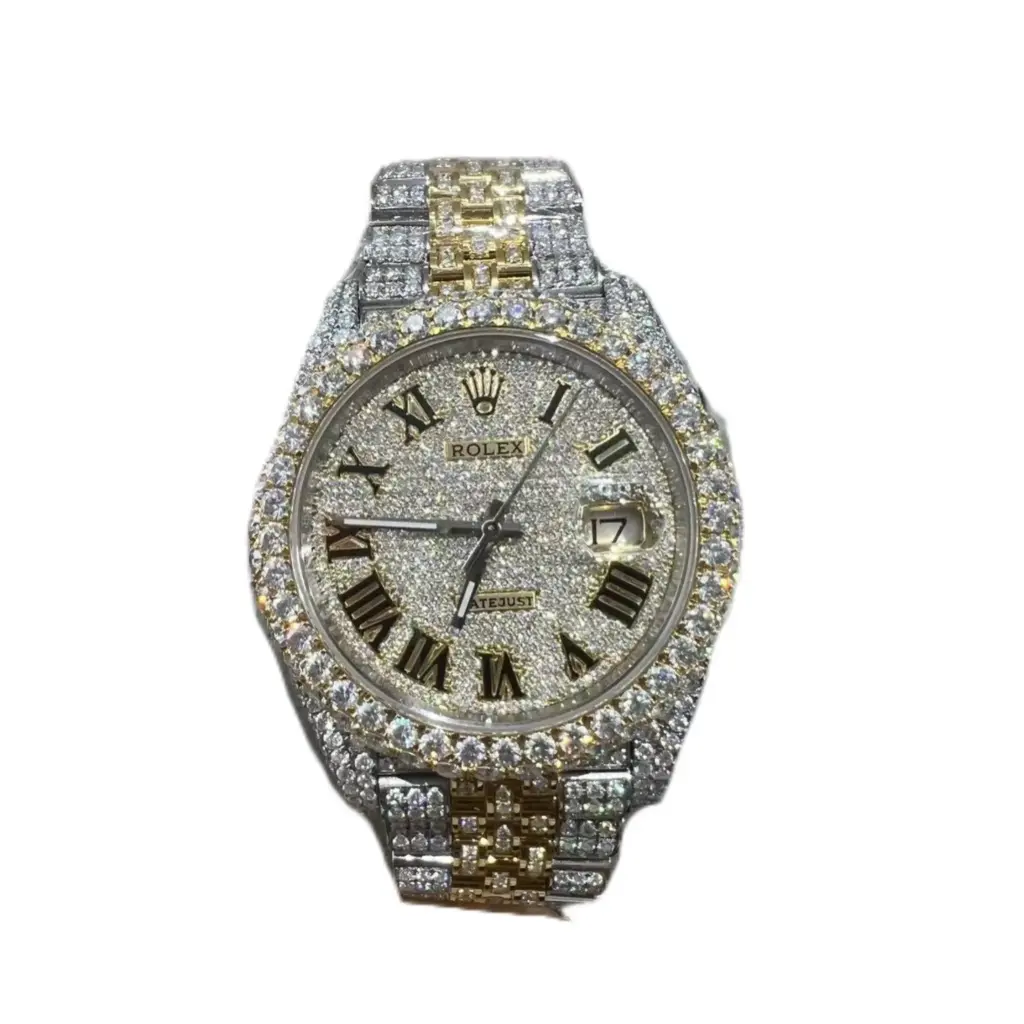 Rolex Datejust VVS1 Lab Diamonds Dual Tone Yellow/White Gold