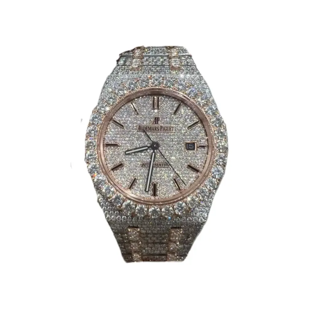 Audemars Piguet Royal Oak VVS1 Lab Diamonds Dual Tone Rose/White Gold