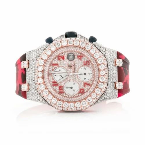 Audemars Piguet Offshore Rubber Strap VVS1 Lab diamonds