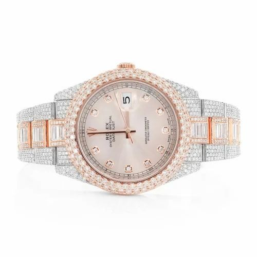 Rolex Datejust Two Tone vvs1 Lab Diamonds