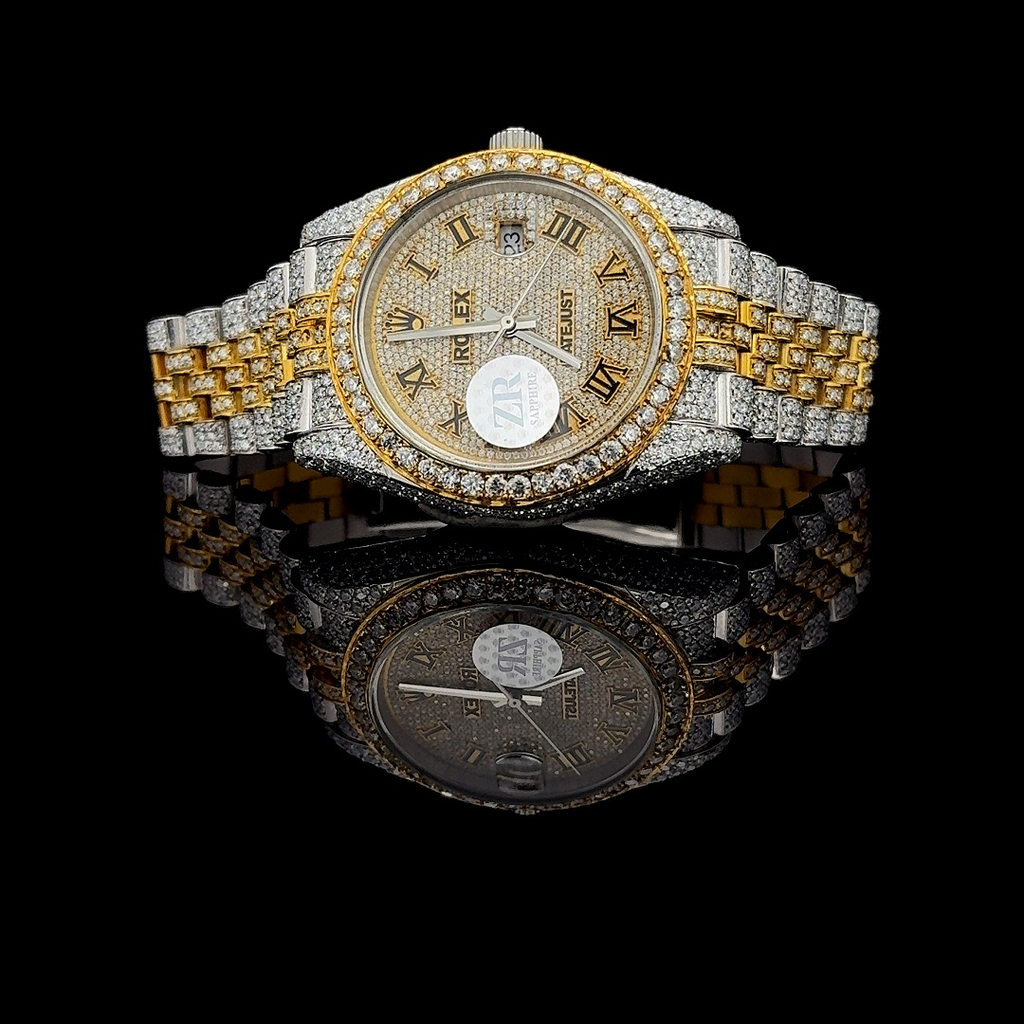 Rolex Datejust Dual Tone VVS Lab Diamonds