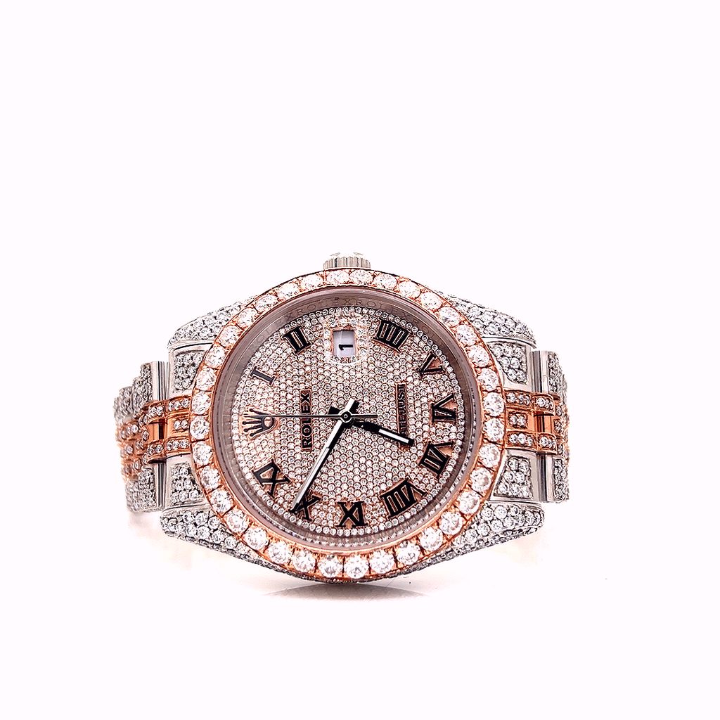 Rolex Datejust Dual Tone VVS Lab Diamonds