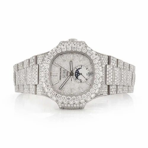 Patek Philippe Nautilus VVS Lab Diamonds