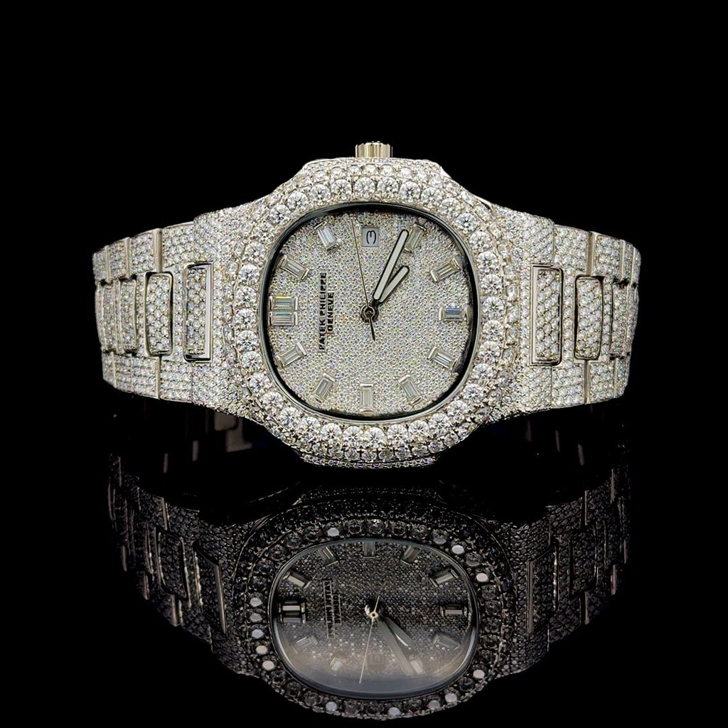 Patek Philippe Nautilus VVS Lab Diamonds