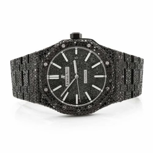 Audemars Piguet Royal Oak Black VVS Moissanite